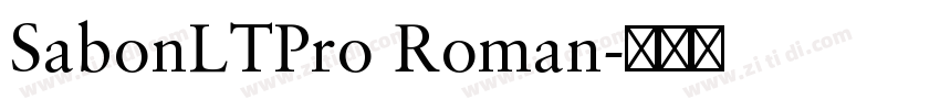 SabonLTPro Roman字体转换